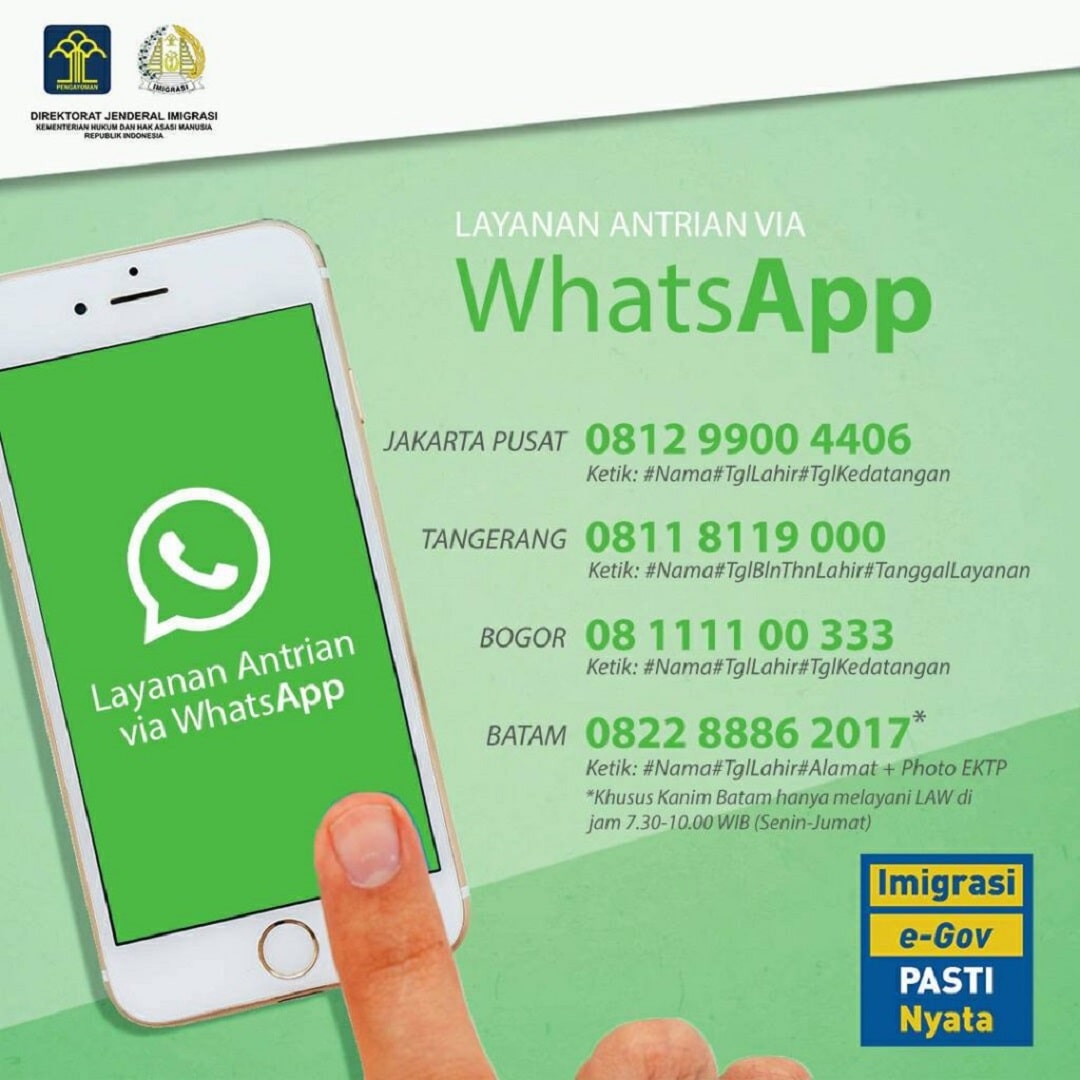 Cara Mendaftar Paspor Online Lewat WhatsApp