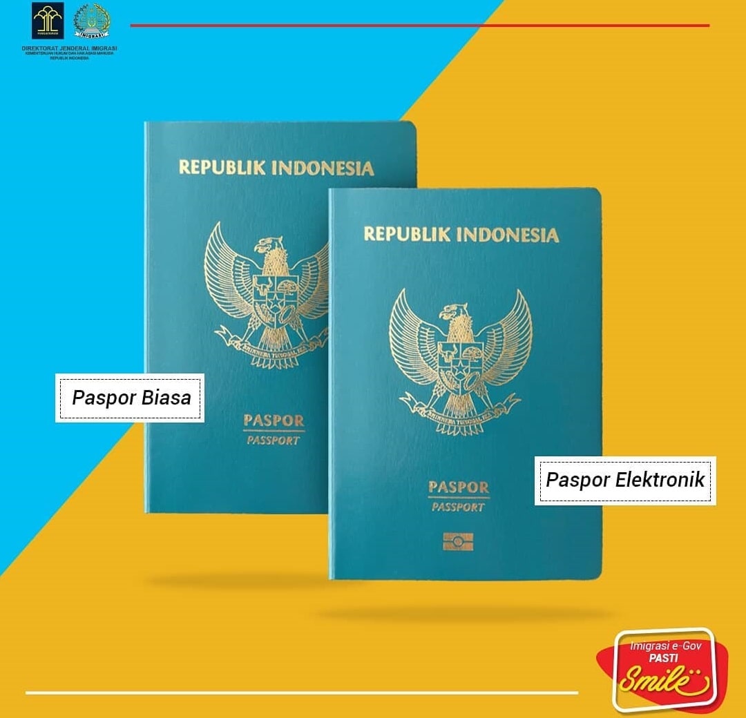 Perbedaan E-Paspor dengan Paspor Biasa - Sumber Instagram ditjen_imigrasi