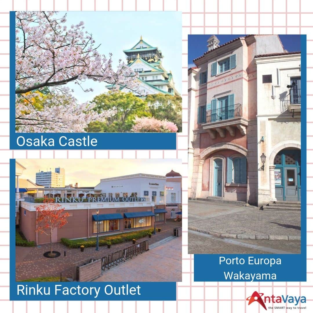 Wisata Sejarah di Jepang Itinerary Liburan 6D4N - Osaka Castle, Rinku Premium Outlets, & Wakayama Porto Europa