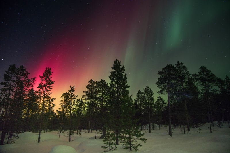 Waktu & Tempat Terbaik Melihat Aurora di Sweden Eropa - Sumber Goodfreephotos