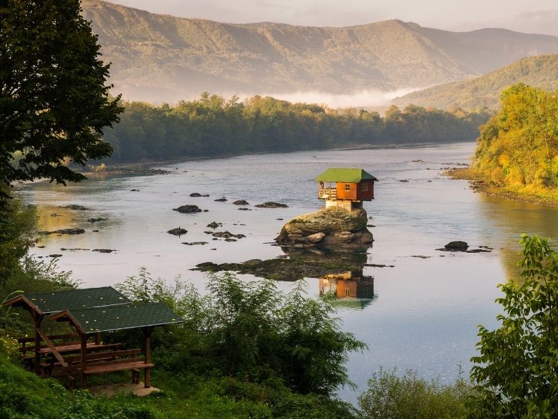 Drina River House - Destinasi Serbia