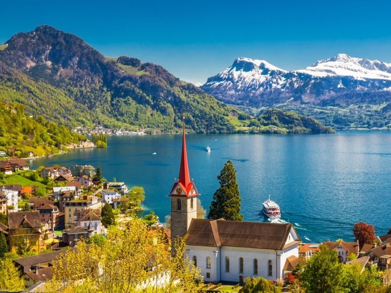 Danau Luzern - Tempat Wisata di Swiss