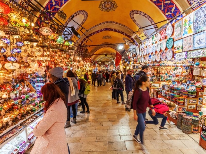 Paket Tour Turki 10 Hari - Grand Bazaar Istanbul