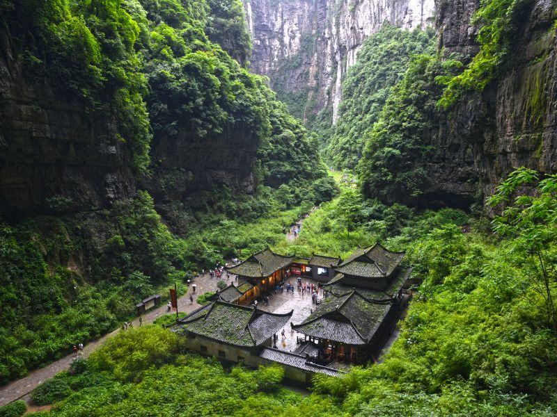 Letak Tiankeng Three Natural Bridges