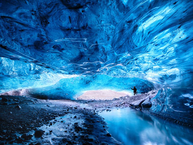 Gua Es Vatnajökull, Gua Es Alami yang Menakjubkan