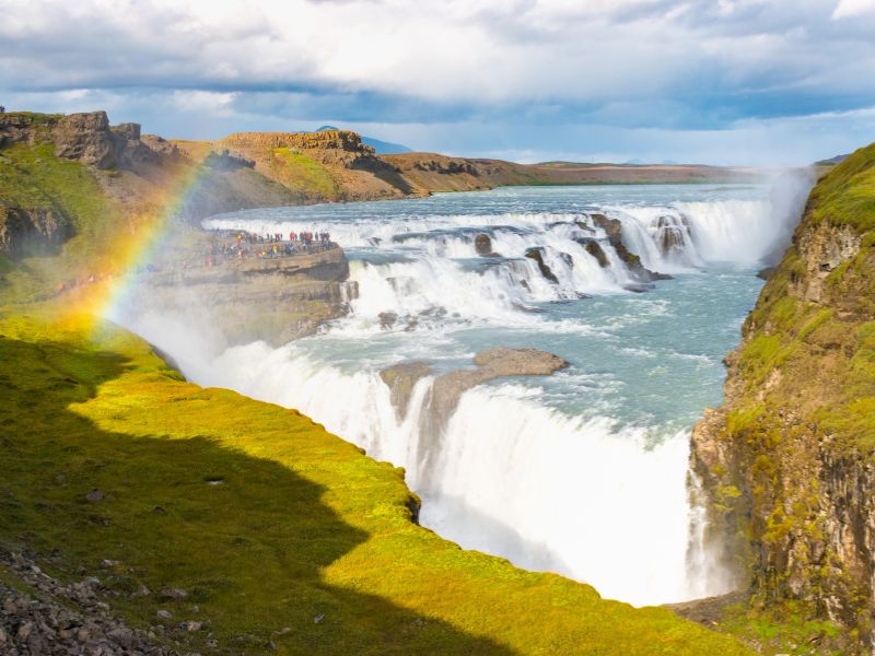 Gullfoss Falls, Ikon Wisata Islandia