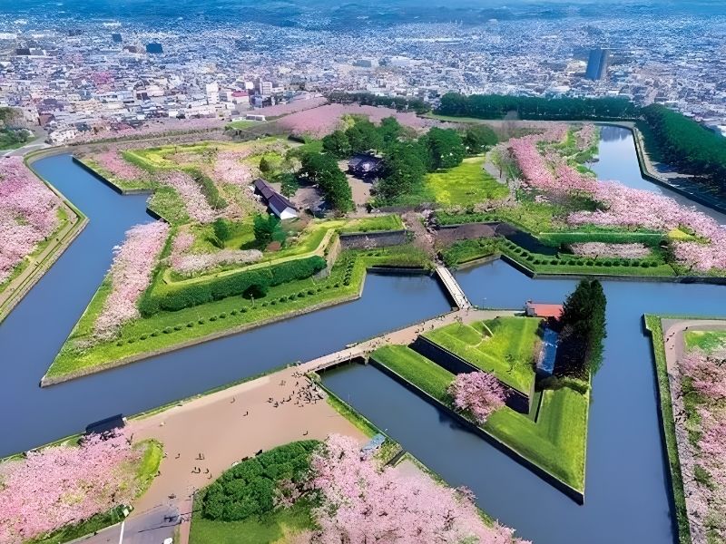 Prediksi Sakura Hokkaido – Goryokaku Park