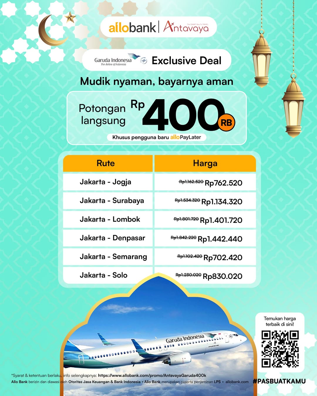 Exclusive Promo Tiket Lebaran Garuda Indonesia