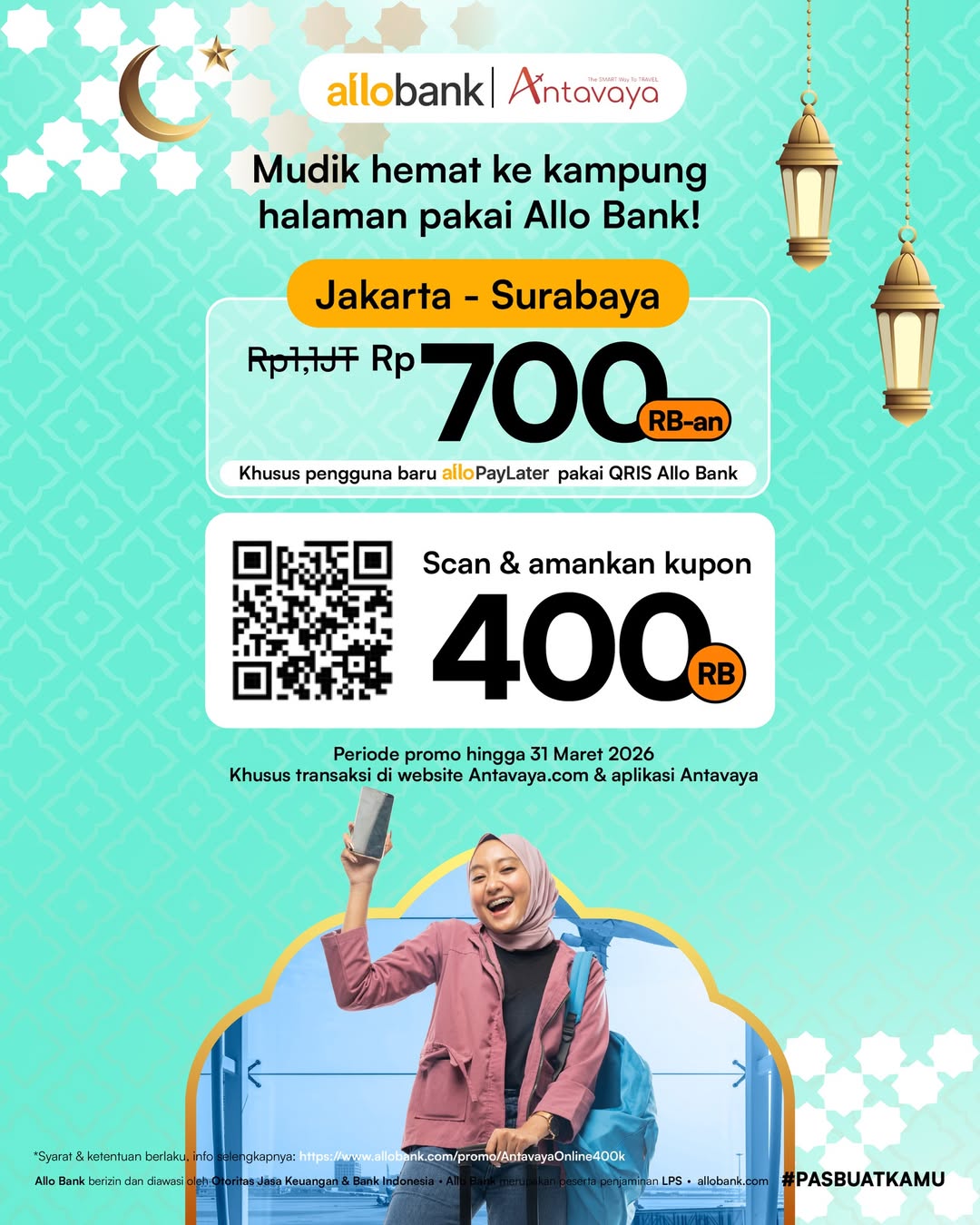 Promo Tiket Pesawat: Diskon Rp400 Ribu di Web dan Aplikasi Antavaya