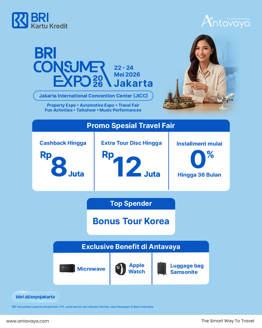 1 Cashback hingga 8 Juta di BRI Consumer Expo 2026