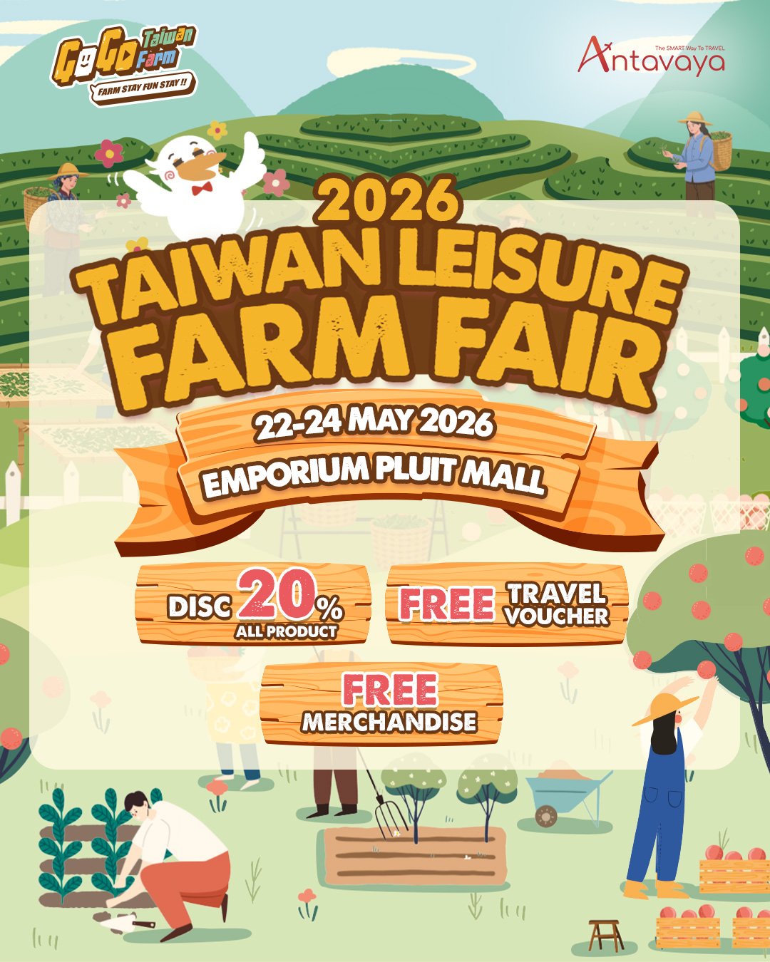 Serunya Taiwan Leisure Farm Fair