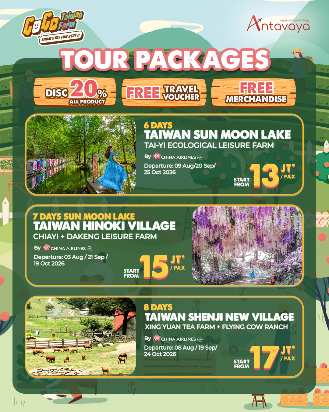 Taiwan Leisure Farm Fair 2026 Tour Package