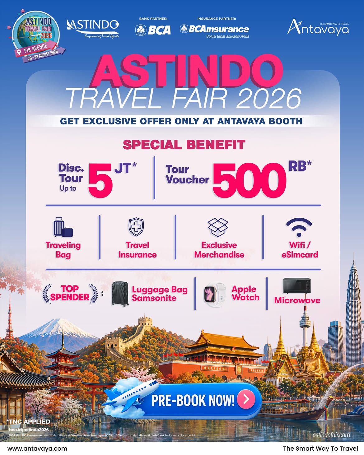 Promo dan Benefit ASTINDO Travel Fair 2026