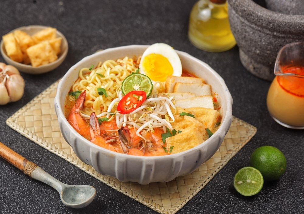 Seafood Laksa Soup Noodle