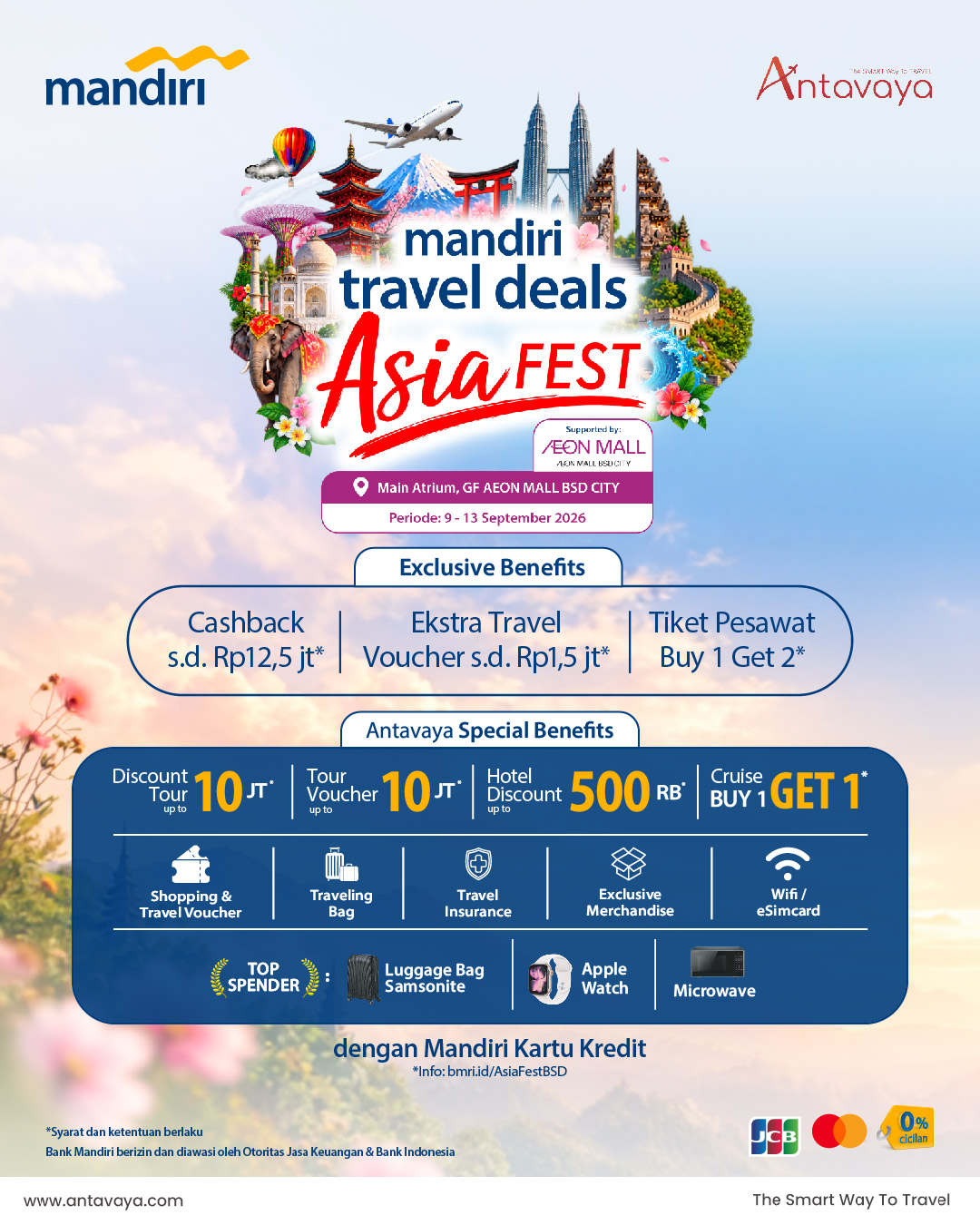 Benefit Mandiri Travel Deals Asia Fest 2026