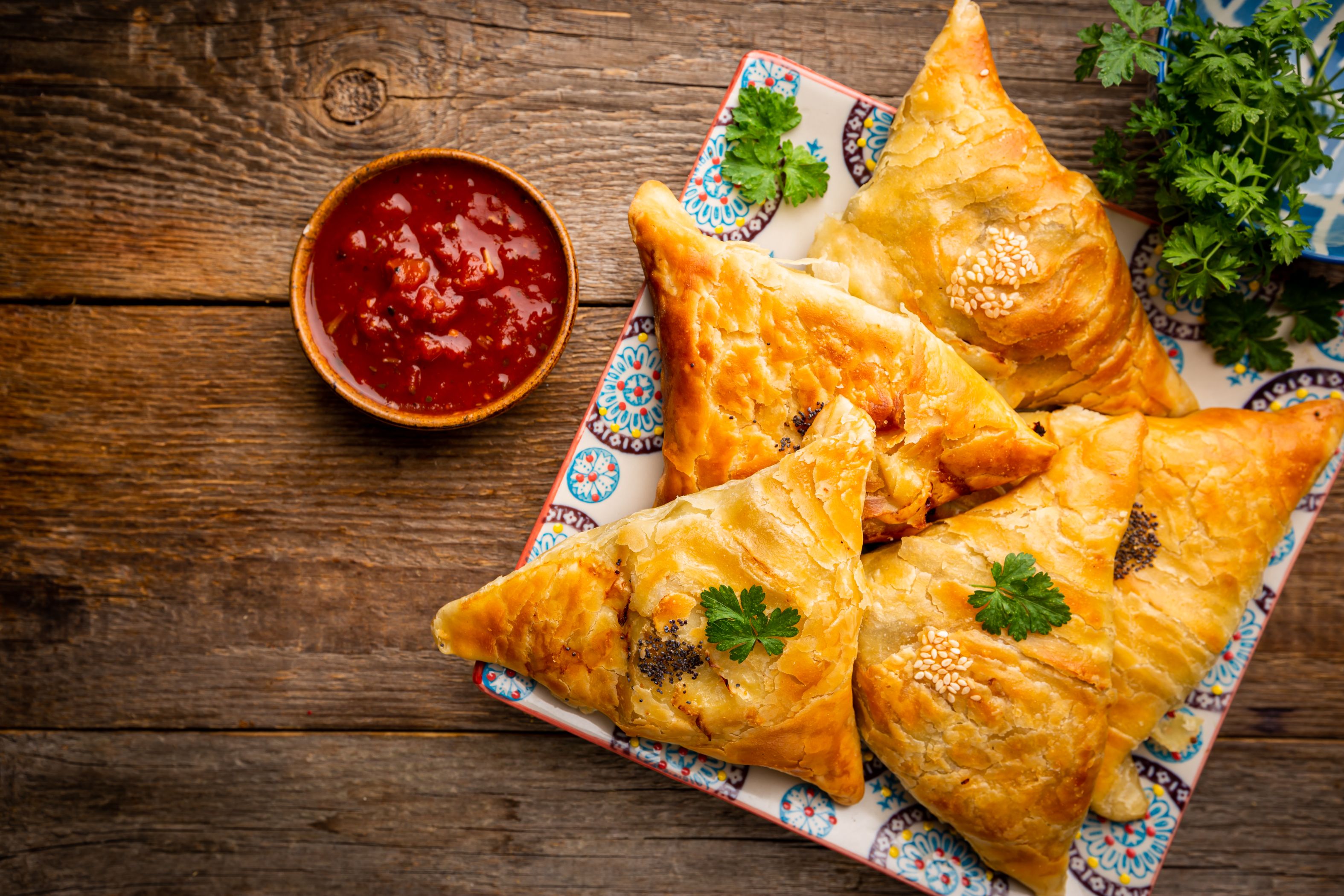 Keema samosa