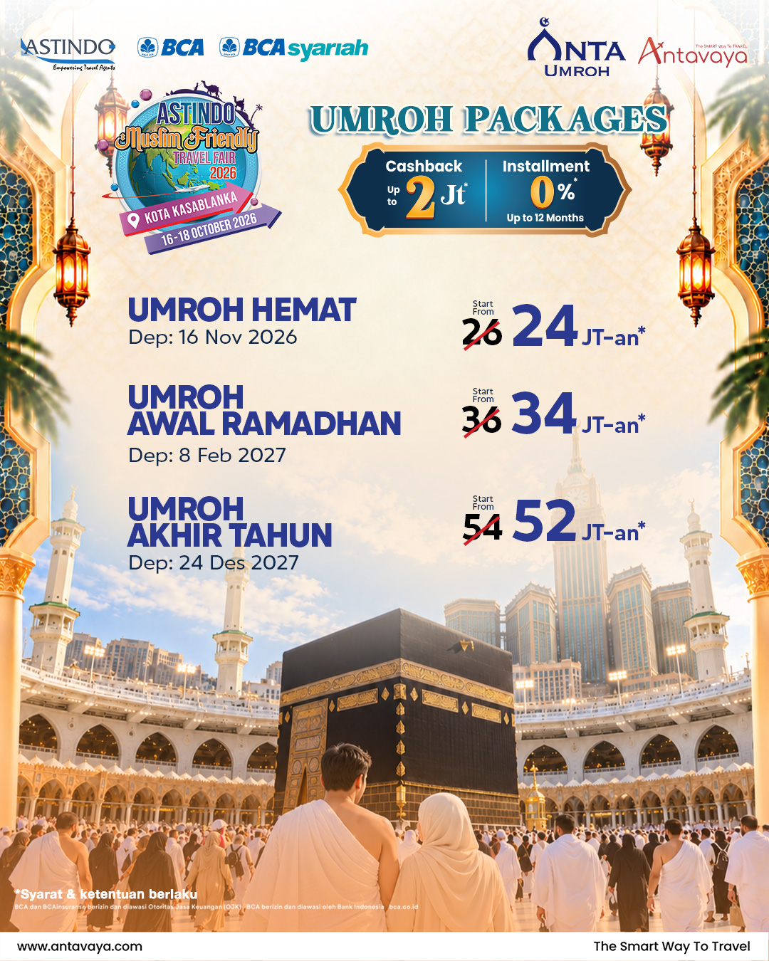 Pilihan paket umrah